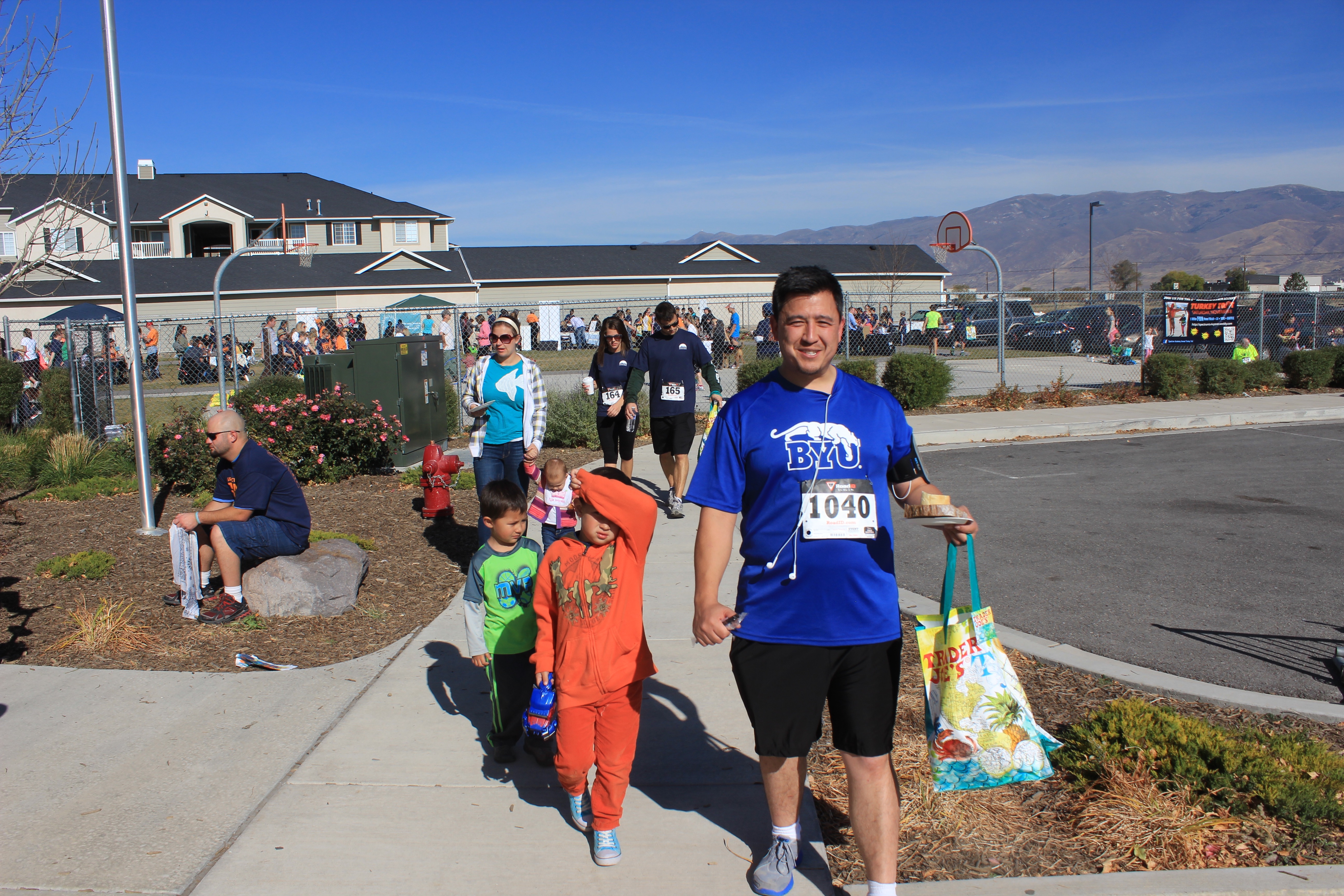 Joe Dixon, after 5K race