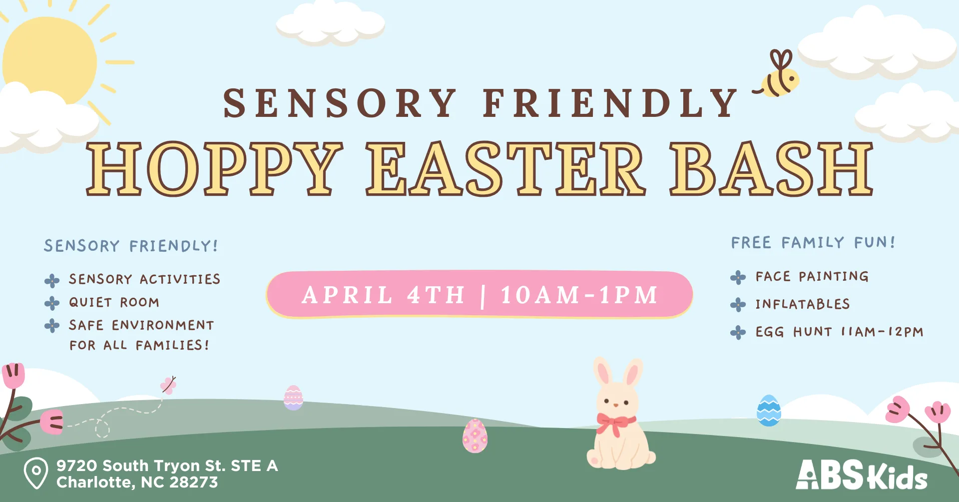 Sensory Friendly Hoppy Easter Bash