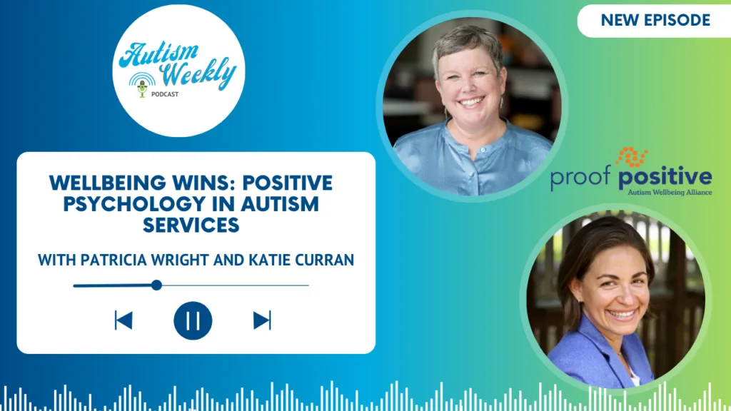 ABS Kids presents a new episode of the Autism Weekly Podcast featuring Patricia Wright and Katie Curran discussing the impact of positive psychology in autism services. They explore how implementing a positive approach to wellbeing can enhance the effectiveness of autism support. This episode offers valuable insights for families and professionals involved in autism care. Keywords: ABS Kids, Autism Weekly Podcast, positive psychology, autism services, wellbeing, autism care.