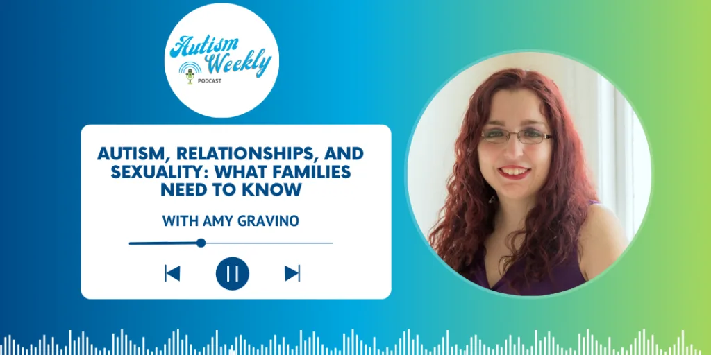 Amy Gravino joins the Autism Weekly Podcast to discuss autism, relationships, and sexuality. In this episode, Amy provides valuable insights for families on navigating these important topics with autistic individuals. As an advocate and expert in autism, Amy shares strategies for better understanding and addressing the social and emotional aspects of relationships and sexuality. ABS Kids is proud to support discussions like these to help families of children with autism thrive.