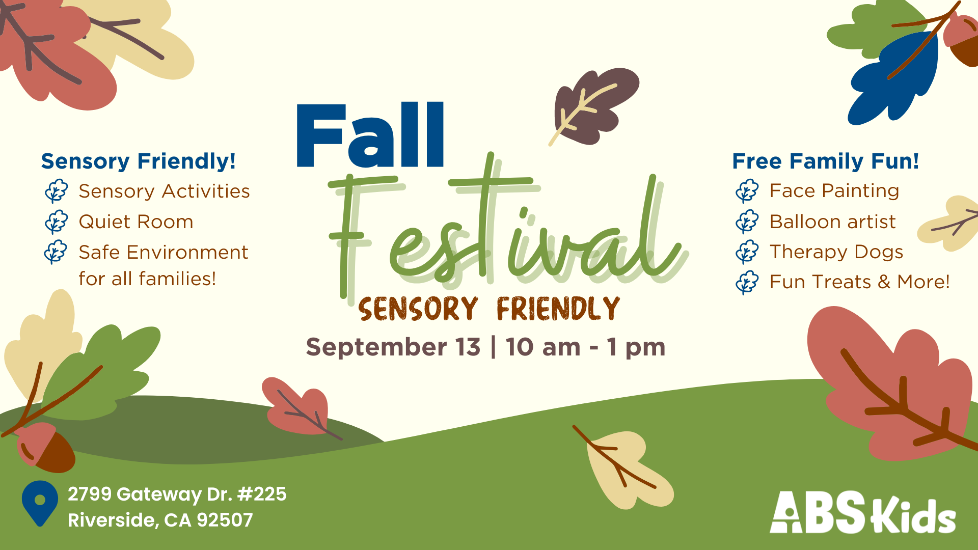 Sensory Friendly Fall Festival